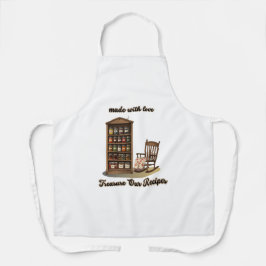 All-Over Print Apron, Treasure Our Recipes エプロン