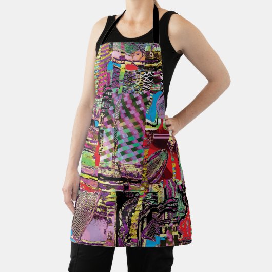 All‑Over Print Apron – Urban Fractals エプロン (インサイチュ)