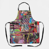 All‑Over Print Apron – Urban Fractals エプロン (正面)