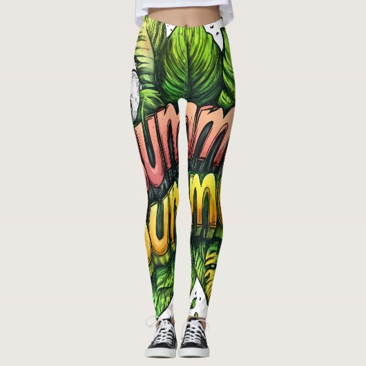 All-Over Print Leggings レギンス (正面)