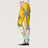 All-Over Print Leggings レギンス (左)