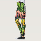 All-Over Print Leggings レギンス (左)