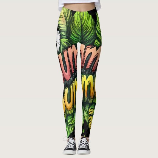 All-Over Print Leggings レギンス (正面)