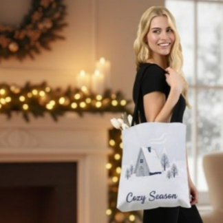 All-Over Print MerryMist Elegant Gold Eucalyptus S トートバッグ