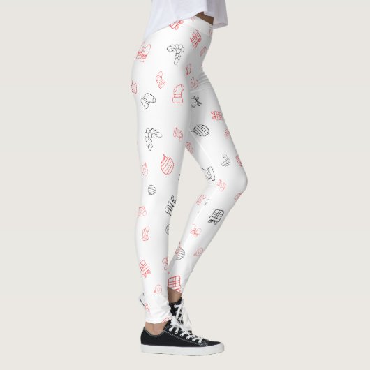 All Over Printed Christmas Leggings レギンス (右)