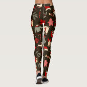 All Over Printed Christmas Leggings レギンス (裏面)