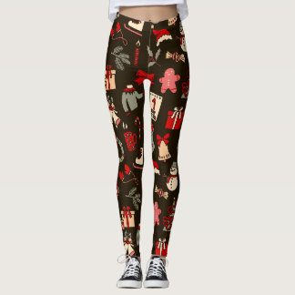 All Over Printed Christmas Leggings レギンス