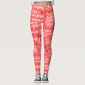 All Over Printed Christmas Leggings レギンス (正面)