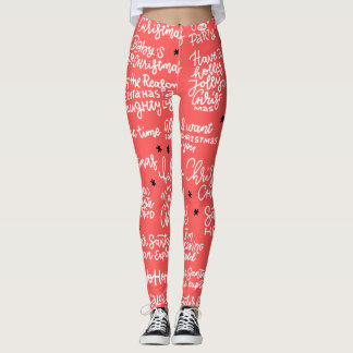 All Over Printed Christmas Leggings レギンス