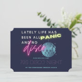 All Panic No Disco 70sパーティーチケット 招待状 (スタンド正面)