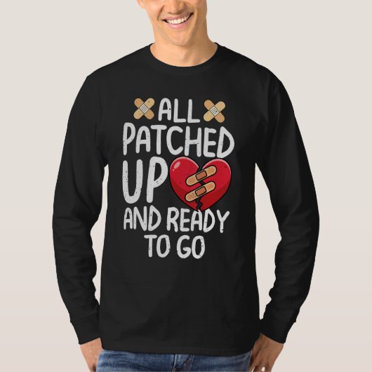 All Patched Up Open Heart Surgery Recovery Survivo Tシャツ (正面)