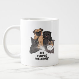 All Pawts Welcome Jumbo Mug ジャンボコーヒーマグカップ