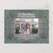 All Roads Lead Home新しい住所クリスマス2写真 シーズンポストカード (正面)