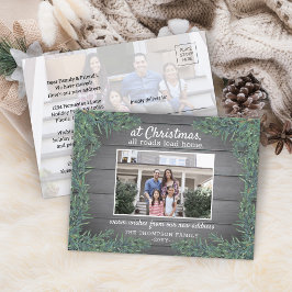 All Roads Lead Home新しい住所クリスマス2写真 シーズンポストカード