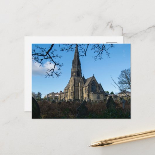 All Saints Church, Salterhebble ポストカード (正面/裏面インサイチュ)