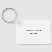 All Saints Church, Whitley キーホルダー (裏面)
