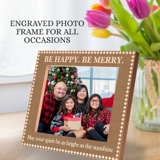 All Season Uplifting Well Wishesメッセージレーザー レーザー彫刻フレーム