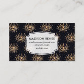 All See Everyingまつ毛トレンディーメイクアップアーティスト 名刺 (裏面)