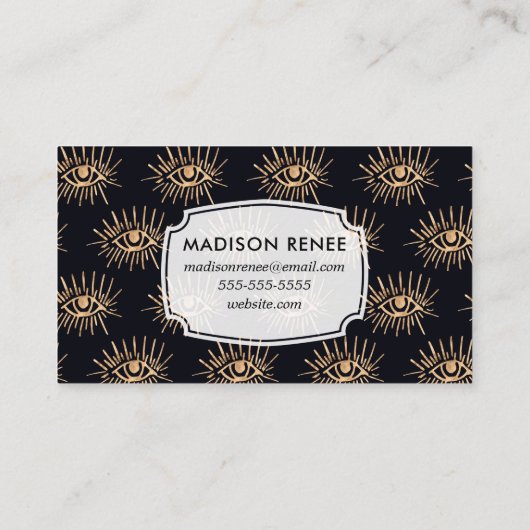 All See Everyingまつ毛トレンディーメイクアップアーティスト 名刺 (裏面)