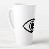 all seeing eye カフェラテマグ (左アングル)