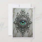 All Seeing Eye Brooch Card サンキューカード (正面)
