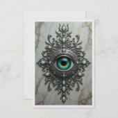 All Seeing Eye Brooch Card サンキューカード (正面/裏面)
