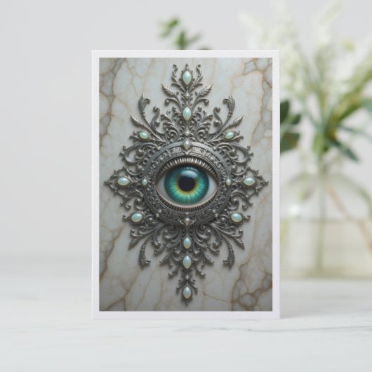 All Seeing Eye Brooch Card サンキューカード (スタンド正面)