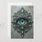 All Seeing Eye Brooch Card サンキューカード (正面/裏面)