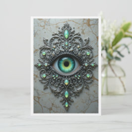 All Seeing Eye Brooch Card サンキューカード