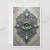 All Seeing Eye Brooch Card サンキューカード (正面)