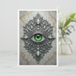 All Seeing Eye Brooch Card サンキューカード