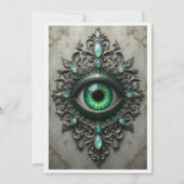 All Seeing Eye Brooch Card サンキューカード (正面)