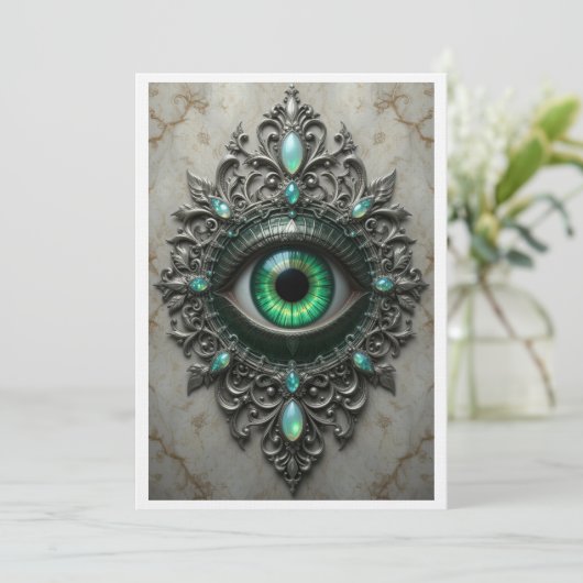 All Seeing Eye Brooch Card サンキューカード (スタンド正面)