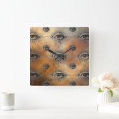 All-Seeing Eye Wall Clock スクエア壁時計 (ホーム)