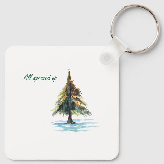 All spruced up キーホルダー (裏面)