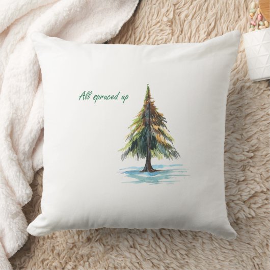 All spruced up クッション (ブランケット)