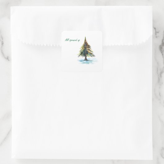 All spruced up スクエアシール (バッグ)