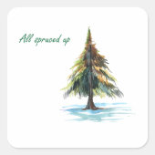 All spruced up スクエアシール (正面)