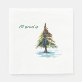 All spruced up スタンダードランチョンナプキン