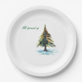 All spruced up ペーパープレート