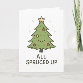 All Spruced Up - Funny Christmas Card シーズンカード