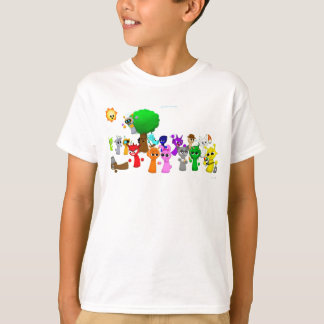 All Sprunki in 3D Simon Oren Funbot Pinki Wenda Tシャツ