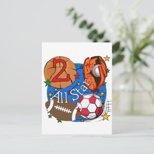 All Star 2nd誕生日Tシャツとギフト ポストカード (スタンド正面)