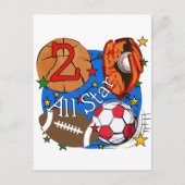 All Star 2nd誕生日Tシャツとギフト ポストカード (正面)