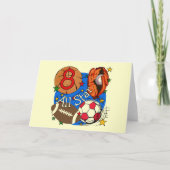 All Star 8誕生日Tシャツとギフト カード (正面)