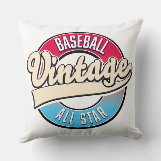 All Star Baseballロゴ クッション (裏面)