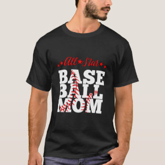 All Star Baseball Mom Tシャツ