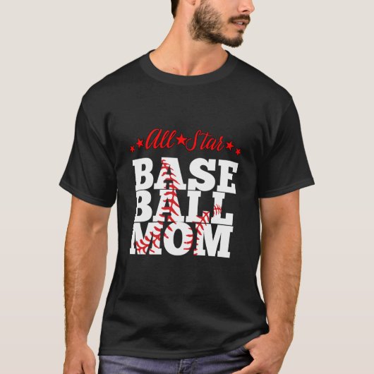 All Star Baseball Mom Tシャツ (正面)