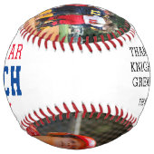 ALL STAR COACH Team Thank You 2 パーソナライズされた Photo ソフトボール (正面)