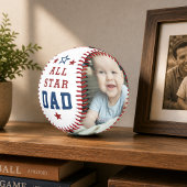 ALL STAR DAD 初めての父の日 2枚の写真 野球ボール